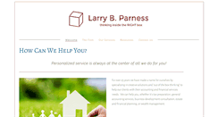 Desktop Screenshot of larrybparness.com